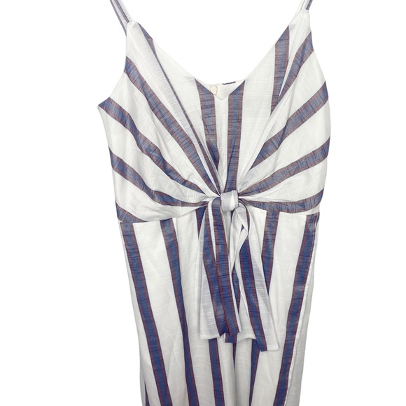 Banana Republic factory NWT strappy wrap dress red white blue size 2 m - Picture 4 of 6